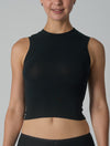 Cotton High Neck Top