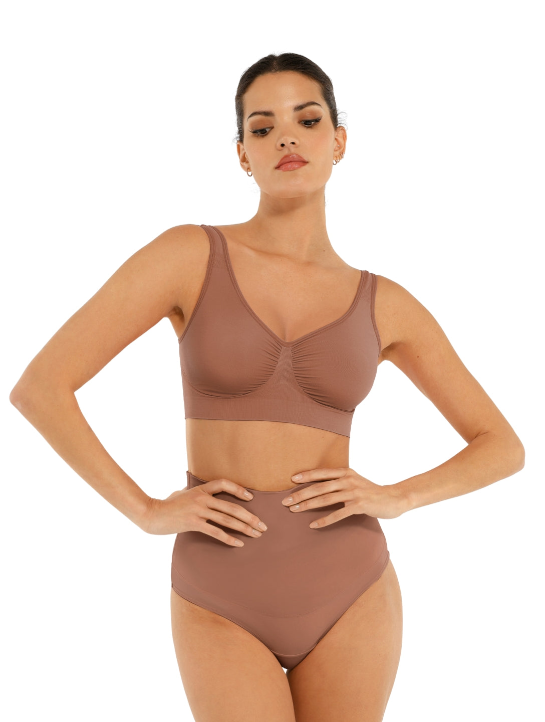 Snatched Wide Straps Bra - HeyShape