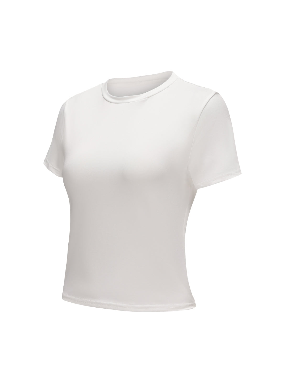 Short Sleeve Crew Neck Top - HeyShape