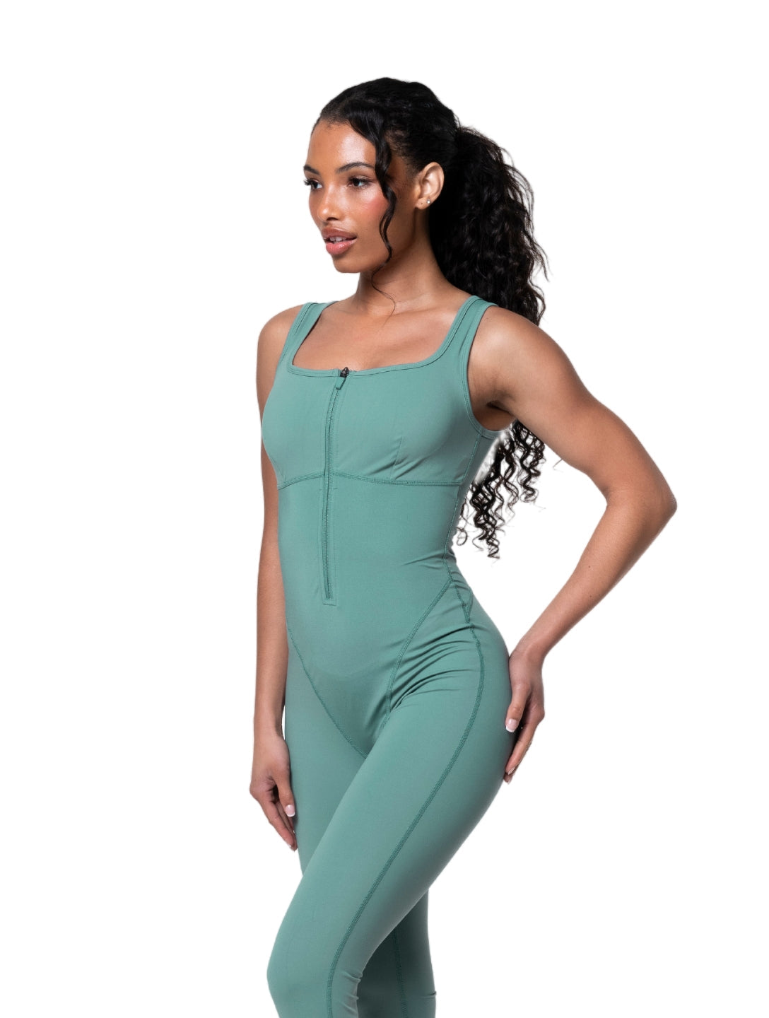 Front Zip Catsuit - HeyShape